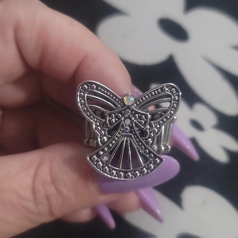 Good luck guardian Angel stretch ring 7 8 9